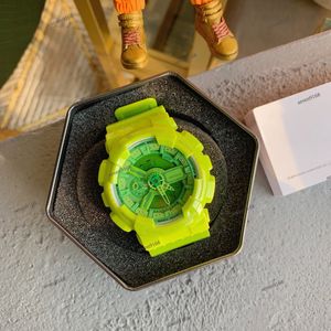 orologio da polso originale di lusso da uomo Sport da uomo Fabbrica militare Autolight Orologi sportivi resistenti all'acqua LED g multifunzione Fusi orari Esercito Militare Shockin top brand