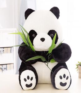 Bütün ucuz nt kalite oturan sevimli panda ayı doldurulmuş hayvan peluş yumuşak sevimli oyuncak bebek hediyesi7493004