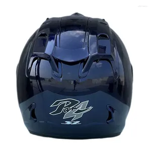 Caschi moto Casco di sicurezza da corsa omologato ECE Stagione estiva Donna e uomo Casco Casque SZ-Ram4 Blu brillante Mezza