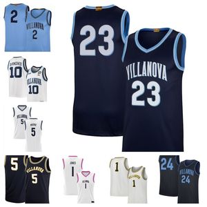 Villanova Wildcats 0 TJ Bamba 13 Hakim Hart 1 Brendan Hausen 15 Longino camisa de basquete 5 Justin Moore 12 Collin O'Toole 2 Mark Armstrong costura personalizada