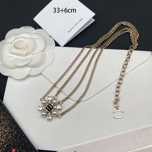 chanelllies cclies channel chanelliness Never Fade Stamp Designer Pendant Necklaces 12 Style Designers Copper Gold Plated Letter for Wome