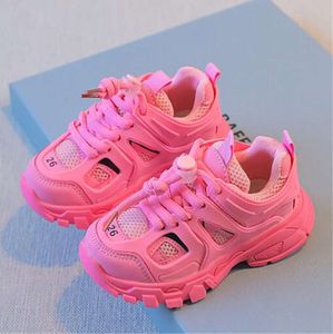 2024 primavera outono crianças sapatos meninos meninas esportes respirável crianças bebê tênis casuais moda sapato atlético 6611ess