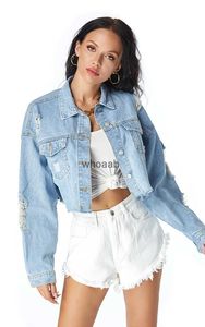 Women's Jackets denim jeans short cotton jackets woman size XS S M L 240301