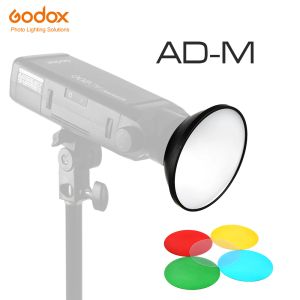 パーツGodox ADM Standard Reflector Beauty Dish 5色フィルターGodox AD200 AD180 AD360 AD360IIカメラフラッシュ用ソフトディフューザー