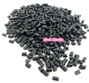 100 g x hårförlängning fusion keratin lim tips rebond granuler pärlor svart keratin lim granule9665223