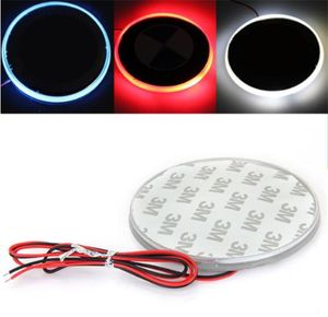 LED Car Decal Sticker Logo Badge Emblem Light Lamp 12V For BMW 3 5 7 Series Red White Blue Color6173768