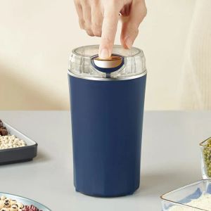 Tools 2024 New Small Electric Grinding Machine Grain Grinder Coffee Grinder Stainless Steel Nuts Beans Grains Mill Herbs for kitchen