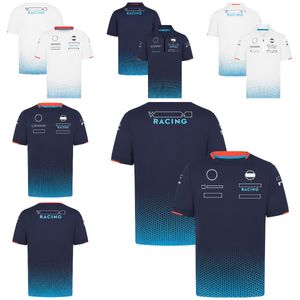 F1 Team 2024 Driver T-shirt Mens Lapel plus rozmiar wyścigowe szybkie suszące ubrania