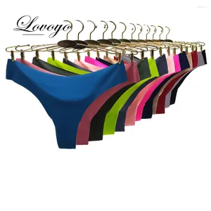 Kvinnors trosor 2024 Renhet Underkläder Kvinnor M-XL Ladies G Strängar Plus Size Underpants Solid Color Thongs Female Lingerie Tangas