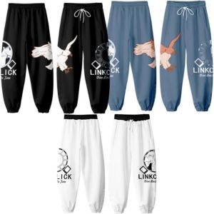 Link anime Kliknij 3d Joggers Pants Mężczyźni/kobiety swobodne spodnie Hip Hop Spity Cheng Xiaoshi Lu Guang Qiao Ling Cosplay Costume