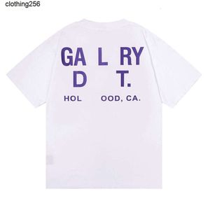 Designer Galleryes T-Shirt Angel Brand Net Red Retro Galerys Depts Männer und Frauen Kurzarm Galilee Gedruckt Reflektierend qm768