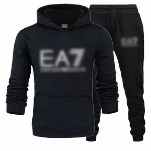 2024 Erkek Trailsuit Luxury 2 Parça Set Gündelik Hoodies Sweatshirt Sweatpants Suit Gençler Spor Baskı Jogging S-3XL Giyim Basılı Spor Giyim Markası