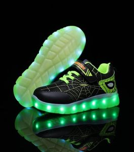 Kids led usb glowing light up tennis shoes for toddler baby boy girl children luminous sneakers kids boys girls sports shoes 201136849184