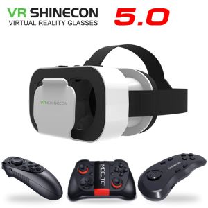 Glasögon VR Shinecon 5.0 Glasögon Virtual Reality VR Box 3D Glass för 4,76,0 tum telefon
