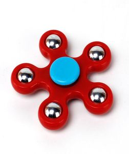 Fempointed Star Fidget Toy Hand Spinner Finger för Austim Lång tid RotationToys YH79731176284