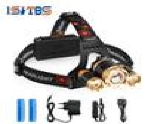 -T6+2xR5 LED-Scheinwerfer, 10000 Lumen, LED-Stirnlampe, Camping, Wanderung, Notlicht, Angeln, Outdoor-Ausrüstung 7332485