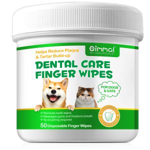 Tandkräm PETS Finger Torkar hundar Torkar för tänder Ear Cochlear Care Safe Effect Cat Teeth Wipes 50st Pet Supplies for Teeth Cleaning