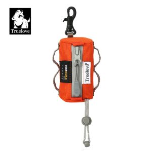 Transportadoras Truelove Pet Dog Ajustável Pequeno Saco Dispensador Canino Poop Bag Holder com Mosquetão Adequado para Todas as Trelas de Cão Caminhada TLB2012