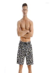 MENS SWIMWEAR SWIM SURF BOARD SHORTS SEXY BIKINI SWIMSuit Snabbtorkning Simningskläder för män Baddräkt Leopardtryckstammar Men3998911