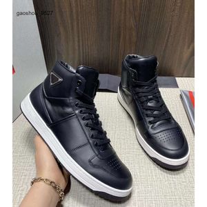 praddalies pada prd e Men Discount -- Perfect Men Downtown Leather Sneakers Shoes Sporty District High-top Casual Walking Comfort Foowear EU38-46 Shoebox MLI1