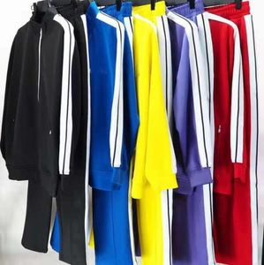 Mens Tracksuits Sweatshirt Zipper Coats Street Gevşek Takımlar Kadın Tasarımcıları Hoodies Ceket Pantolon Moda Spor Giyim Jogging Sweat3365931