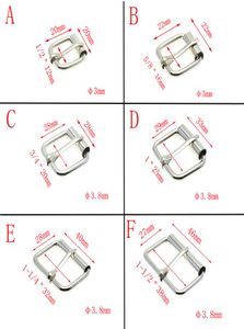 50pcslot Silver Metal Wire Formed Half Single Roller Belt Buckles for Hand Bag Shoe Strap Rectangle Ring Leather Craft Repair DIY6310713