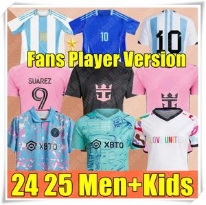 3 نجوم كرة القدم قمصان تذكارية 22 23 مشجعا لاعب النسخة أليستر ديبالا دي ماريا مارتينيز دي بول مارادونا الأطفال طقم الرجال القميص النساء
