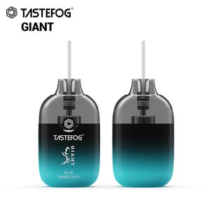New Coming Tastefog Giant 12000 Puffs Transparent Oil Tank 12K Disposable Vape E-Cigarette With RGB Flshlight Airflow Contronl 12 Flavor In Stock