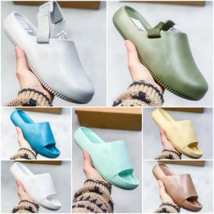 2024 Calm Slide Designer Sandals for Men and Women Designer Slide Black sail Crystal Green Jade Ice Sesame Ladies Designer slippers