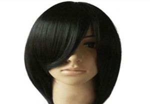 100 Brand New High Quality Fashion Picture wigsgtgtWomen039s Fashion Short Straight Black Hair Full Wigs Cosplay Party Syn7818294