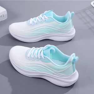 Dla letnich projektantów mody Running Women Sneakers biały czarny różowy niebieski zielony lekka wózek-033 Surface Surface Women Outdoor Sports Treakers Sneaker 91 S