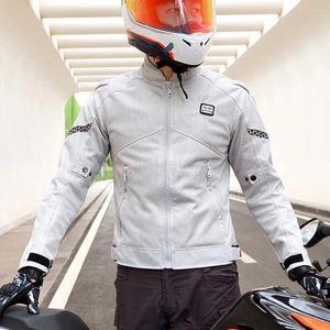 Vestuário de motocicleta jaqueta favo de mel malha respirável motociclista anti-queda combinando jaquetas protetor ce embutido roupas S-4XL