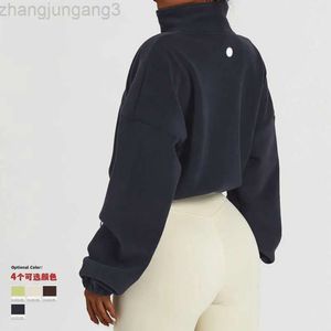 2024 lululemeni yoga giymek Hoodies Sweatshirts Kadın Tasarımcıları Ceketler Fiess Hoodys Süpürük Chothing Hoody Casual Moda Trend 886VVVV