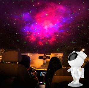 Luci notturne Astronauta Proiettore Lampada Proiezione LED Luce Spaceman Tavolo Colore stellato che cambia per la decorazione della camera da letto del bambino8474322