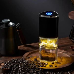 Verktyg elektrisk kaffekvarn Dual Mode Slipning Typ C USB -laddning Keramisk slipning Core Home Kitchen Coffee Beans Pulverizer Grinders