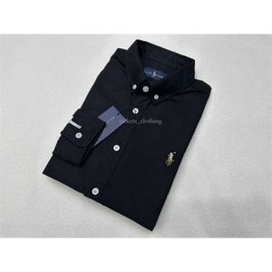 Ralphs Laurence Polo Ralphs Long Sleeve Spring and Autumn Business Cotton Oxford Non Iron Slim Paul Formal Shirt High Quality Ralphs Polo 409