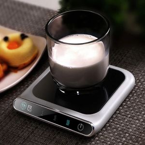 Makers Smart Coffee Cup Warmer Electric Thermostatic Hot Tea Makers 3 gear USB Charge Heating Coaster Heater for Coffee Milk Tea Warmer
