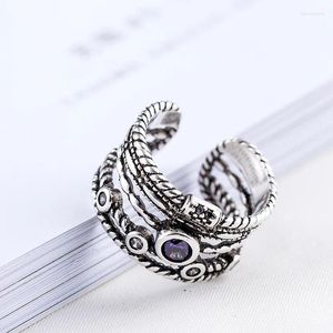 Bröllopsringar Summer Beach Vacation Knuckle Crystal Chains For Women Girls Justerbar fingerring charm smycken grossistgåvor