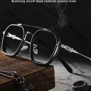 Designer Ch Cross Brillengestell Chromees Hearts Markensonnenbrille für Männer Frauen Trendiges rundes Gesicht Tr90 Eye Male Protection Luxusbrille Chromees Heart 225