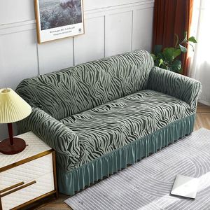 Chair Covers Thick Sofa Cover For Living Room Elastic Jacquard 1/2/3/4 Seater L-shaped Corner Slip