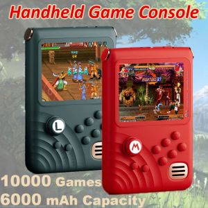 Giocatori 2023 Nuovo Costruito in 10000 Giochi Lettore di giochi portatile Console per videogiochi retrò Mini Power Bank Schermo da 3,5 pollici Manchine portatile