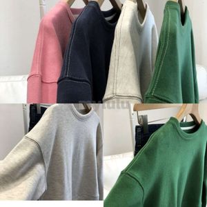 Maglione YOGA corto girocollo a maglia aperta per giacca sportiva a maniche lunghe casual ad alto peso e vestibilità ampia da donna