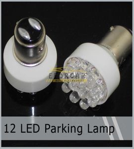 50ocslot 1157 1076 12 LED Turn Signal Stop Tail Corner Brake Parking Light Bulb Lamp 12V 4765713