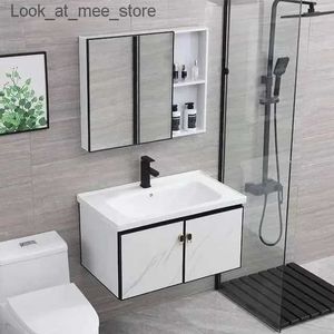 Bathroom Sink Faucets Bathroom cabinet with mirror washbasin bathroom storage cabinet bathroom vanity with sink and bathroom furniture Q240301