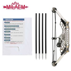 Bow Arrow Mini Compound Bow 20-25m Range VÄNSTER/ HIGHT HAND ALLMÄNT Outdoor Novice Practice Shooting Game Archery Parent-Child Interaction YQ240301