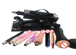 Sex Toys Automatic Sex Machine for Men and Women with Many dildo 6 cm Retractable Adjustable Speeds Sex LOVE Machine Attachments4303670