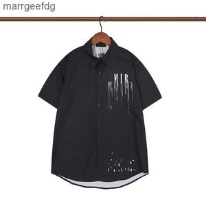 メンズTシャツメンデザイナーブラウスバンケットシャツファッションレタープリントスリックシャツプラスサイズのドレスシャツ半袖240301