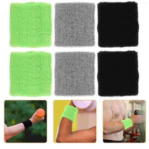 Knee Pads 6 Pcs Sweat-absorbent Wristband Sports Guard Brace Head Headband Bands Polyester Belt Child Headbands For Men