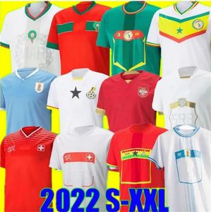 22-23-24 Africa Coppa Mali Marocco Maglie di calcio Senegal Mane hakimi Ghana Koulibaly Maillot Serbia Mahrez Ziyech National Kouyate Football Uniforms Egypt D'Ivoire