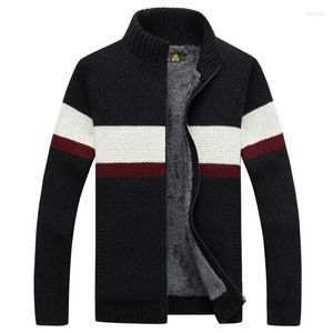 Men's Sweaters Autumn Winter Mens Fashion Casual Brand Zipper Sweater Cardigan Men Turtleneck Knit Cotton Wool Pullover Jumper